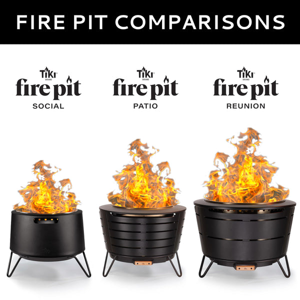 Smokeless Outdoor Fire Pit – Round Wood Burning Patio Fire Pit with Stand & Cover