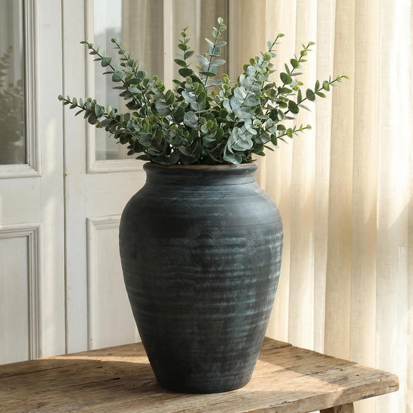Indigo Ceramic Vase