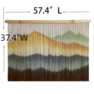 Extra Large Macrame Wall Hanging Dip-Dyed Tapestry