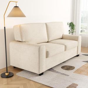 69.6" Modern Chenille Loveseat Sofa with Solid Wood Frame