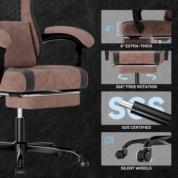 Ergonomic High-Back Gaming Chair