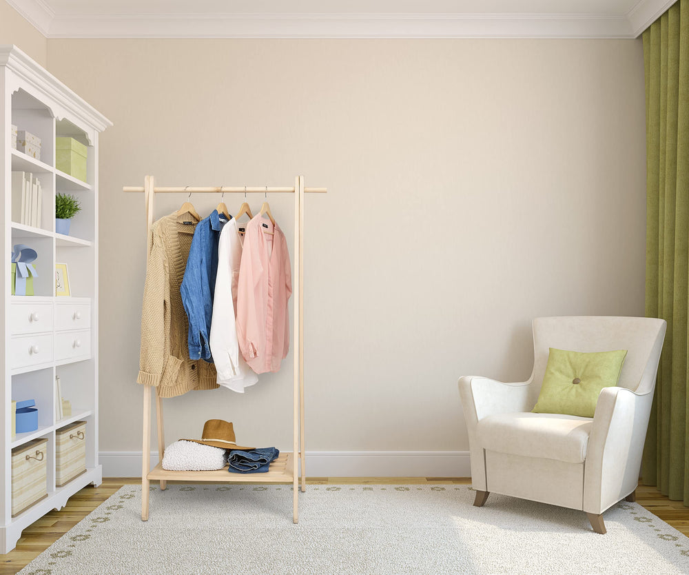 Solid Maple Wood Garment Rack