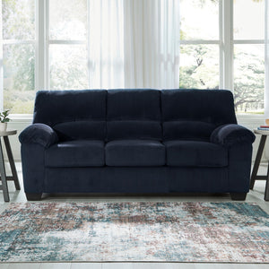 Contemporary Corduroy Sofa – 3-Seat Living Room Couch