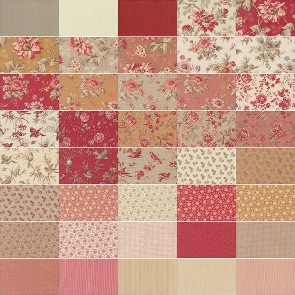Cotton Fat Quarter Bundle 40 Pieces Assorted Floral Prints