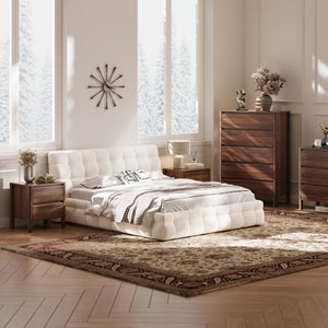 Walnut 3-Piece Bedroom Dresser Set