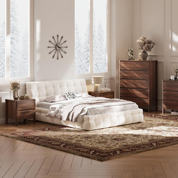 Walnut 3-Piece Bedroom Dresser Set
