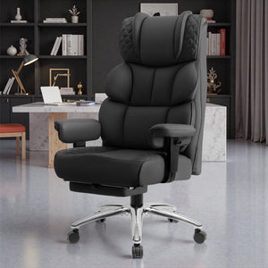 Big & Tall Ergonomic Executive Office Chair with Footrest