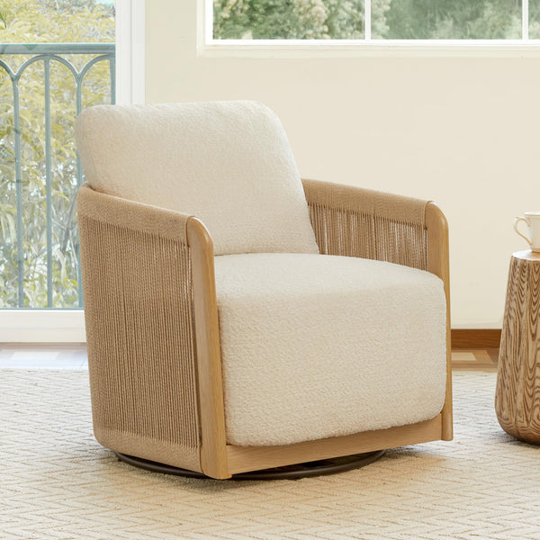 Boho Swivel Accent Chair