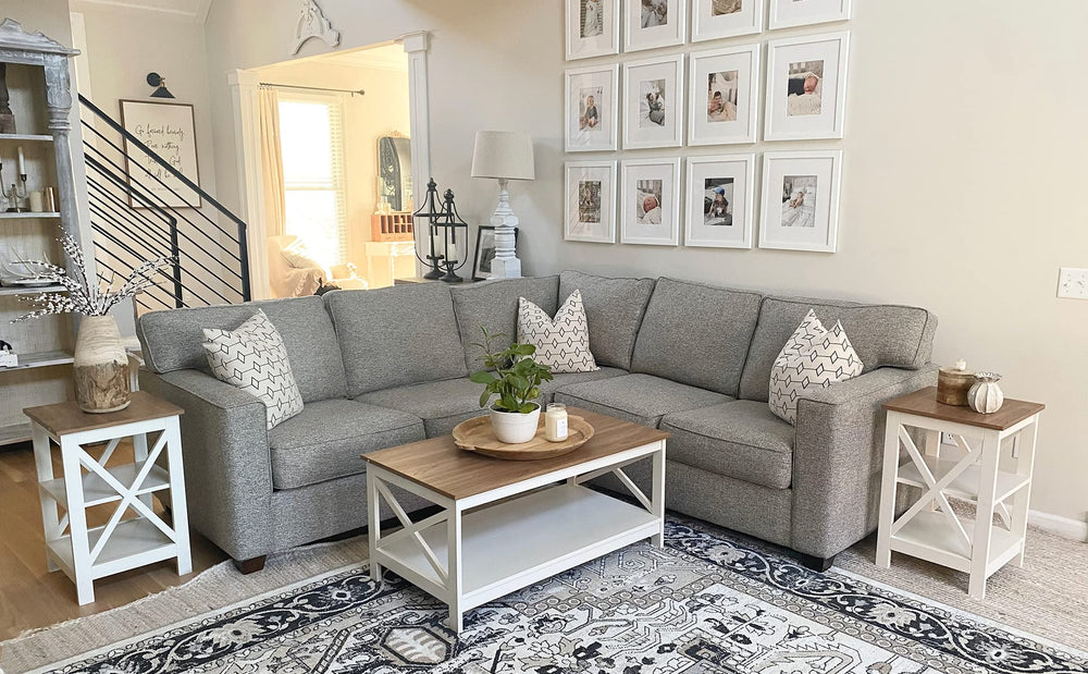 Farmhouse Coffee Table with Storage