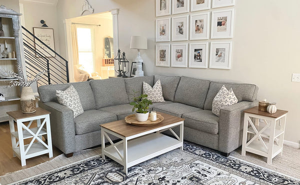 Farmhouse Coffee Table with Storage