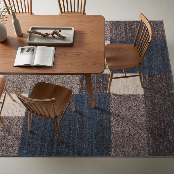 Contemporary Geometric Area Rug – Non-Slip, Non-Shedding | 7'10" x 10'