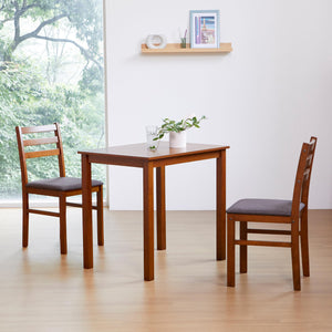 3-Piece Farmhouse Dining Table Set for 2