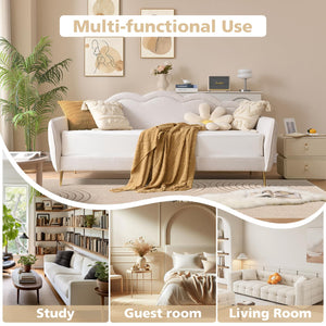 Twin Size Cloud-Shaped Upholstered Daybed