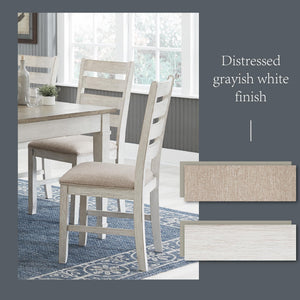 Farmhouse Dining Chair Set of 2 – Ladderback Wood