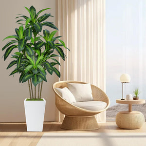 Artificial Dracaena Tree with Planter – 6ft & 7ft