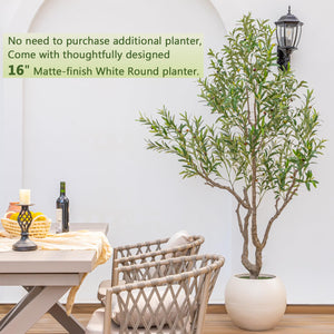 Artificial Olive Tree with Planter