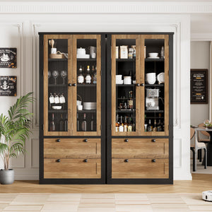 71" Tall Kitchen Pantry Storage Cabinet
