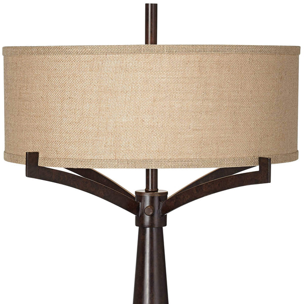 Industrial Bronze Table Lamps – Set of 2