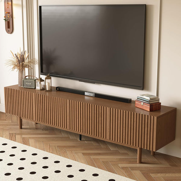 86.61" Mid-Century Modern TV Stand for TVs up to 85"