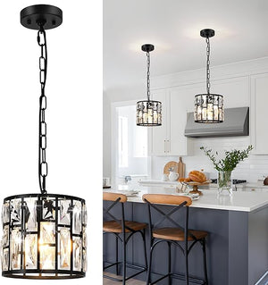 Dimmable LED Chandelier 5-Light Linear Sputnik Pendant