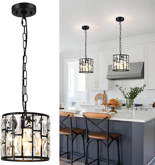 Dimmable LED Chandelier 5-Light Linear Sputnik Pendant
