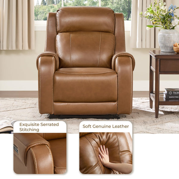 Power Recliner Chair with Adjustable Headrest & USB Ports