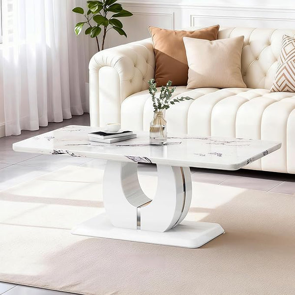 Modern Rectangle Coffee Table with Storage