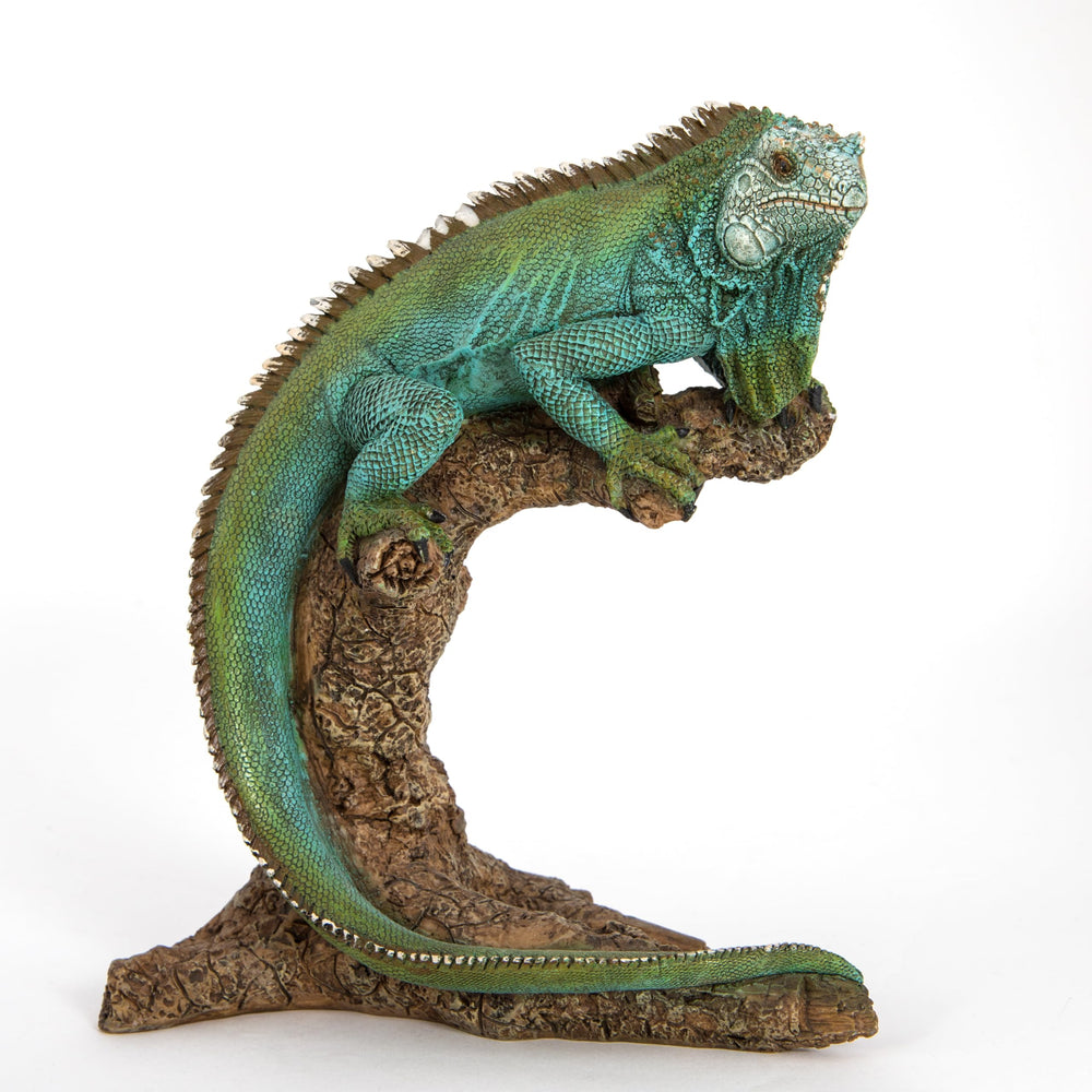 Large Iguana Garden Statue – 22" Tropical Lizard Sculpture