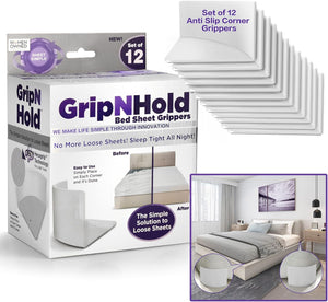 360° Bed Sheet Holder – Non-Slip Sheet Tightener & Corner Gripper