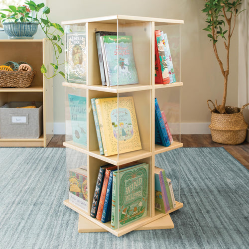 360° Rotating Kids Bookshelf