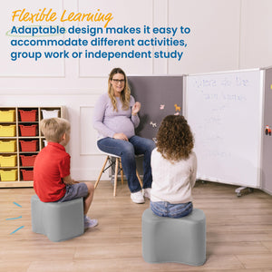Toddler Modular Foam Stool Set – Flexible Seating, 2-Pack
