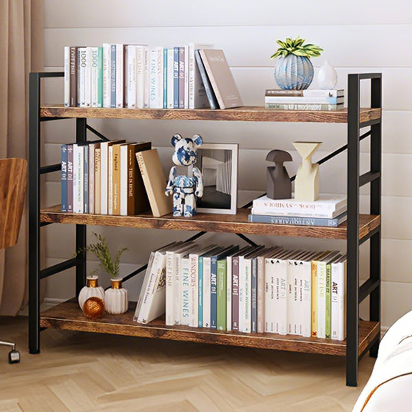 Adjustable Bookshelf with Metal Frame – 3, 4 & 5-Tier