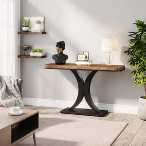 Industrial Entryway Console Table