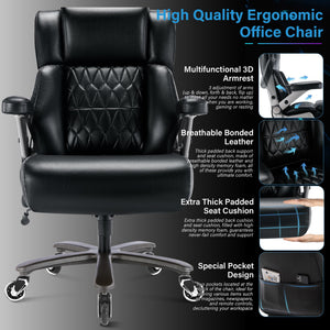 Big & Tall 700lbs Ergonomic High-Back Office Chair