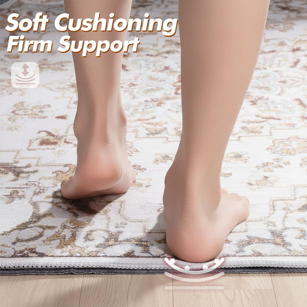 Non-Slip Rug Pad – Felt & Rubber Underlay for Hardwood, Tile & Laminate Floors