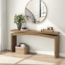 63-Inch Wooden Console Table for Entryway & Living Room