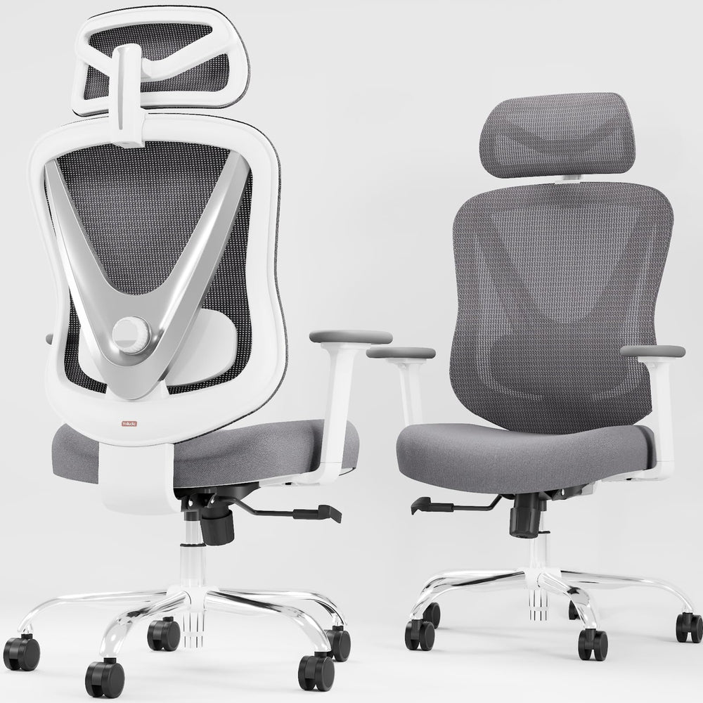 Ergonomic Mesh Office Chair with 3D Lumbar Support & Adjustable Armrests