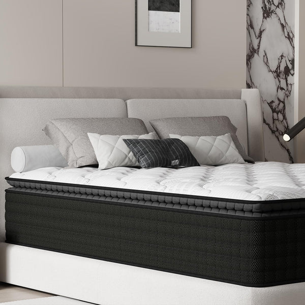 12 Inch Hybrid Pocket Spring Pillow Top Mattress
