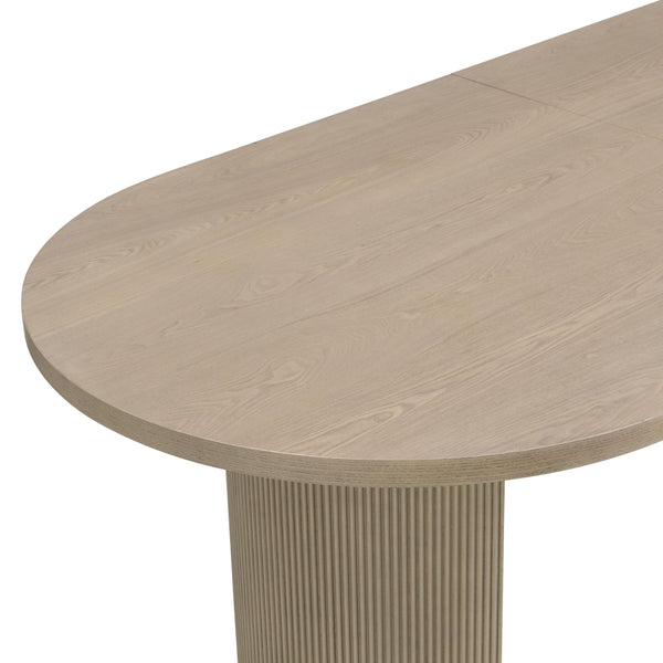 Oval Pedestal Dining Table for 6