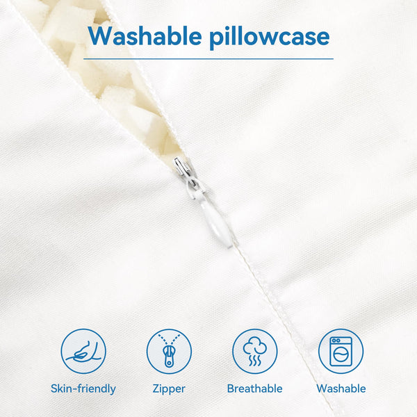Shredded Memory Foam Throw Pillow Inserts (Pack of 2)