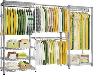 Freestanding Expandable Closet Garment Rack