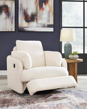 Swivel Glider Rocker Recliner with Hidden Storage – Beige