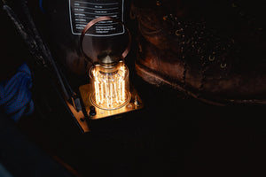 Rechargeable LED Block Tower Lantern – Brass & Copper Finish