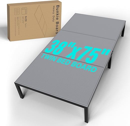Foldable Bunkie Board — Non-Slip, Noise-Minimizing Mattress Support