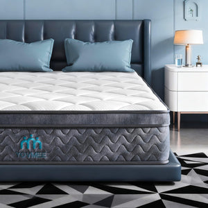 Twin 10-Inch Hybrid Mattress with Gel Memory Foam