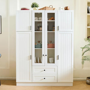 Large Kitchen Pantry with 6 Doors