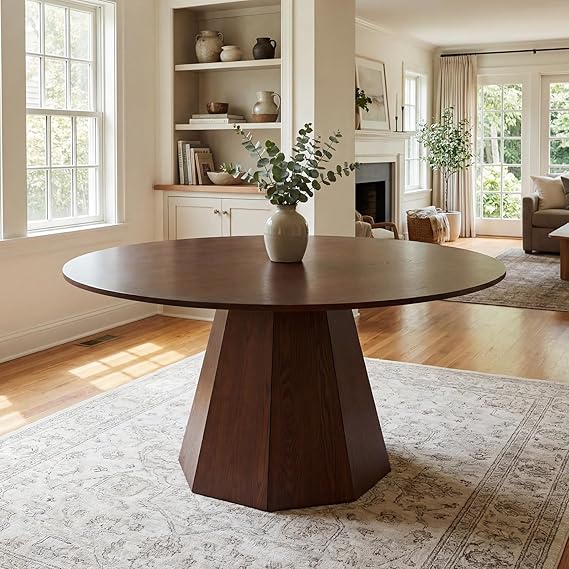 Round Pedestal Dining Table