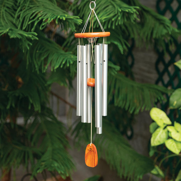 Amazing Grace Memorial Wind Chime with Urn – 24 Inch Outdoor Sympathy Chime