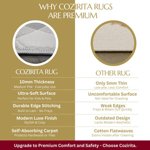 5x7 Sisal-Inspired Geometric Area Rug – Indoor & Outdoor
