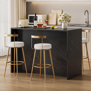 Kitchen Island with Storage Cabinets, Drawers & Power Outlet